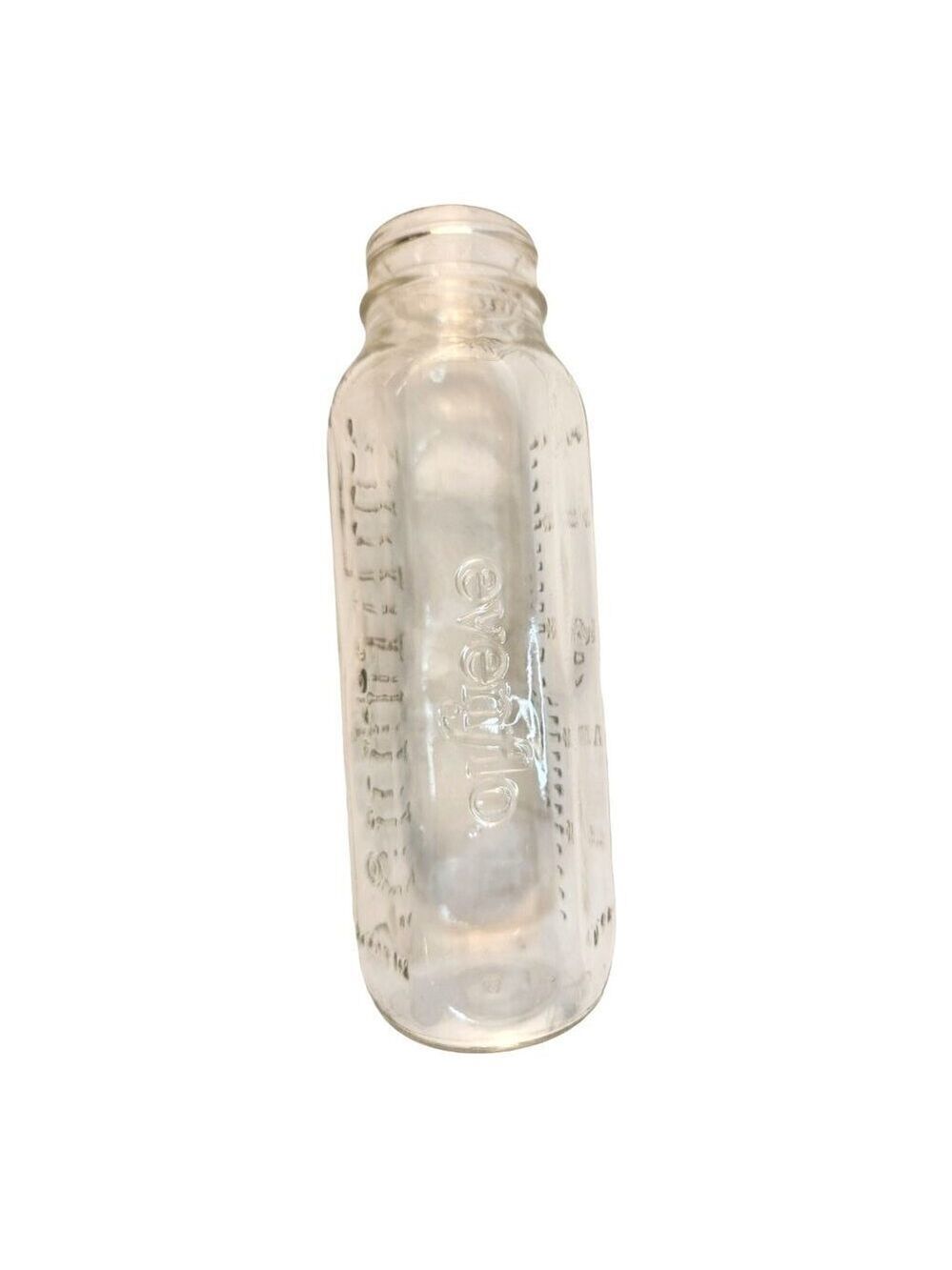 Evenflo Clear Glass Baby Bottle With Measurement Marks